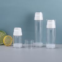 50ml/100ml/150ml Empty Serum Vacuum Pump Bottles Refillable Plastic Lotion Sub-Bottling Facial Cream Airless Cosmetic Bottle