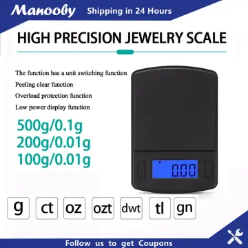 Smart Weigh Ultra Slim 600g x 0.1g Pocket Digital Jewelry Herb Gram Scale 
