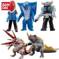 Bandai ตุ๊กตาขยับได้ Ruer แบบดั้งเดิมอุลตร้าแมนแบบนิ่มมีทริกเกอร์ชุดสัตว์ประหลาดมนุษย์ต่างดาว500ของขวัญของเล่นสำหรับเด็กเด็กผู้ชาย