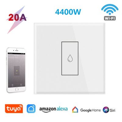 4400W 20A WiFi Smart Switch for Electric Boiler Water Heater Tuya App Remote Control Timer Power Monitor Overload Protection