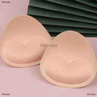Snoopy ชุดว่ายน้ำบิกินี่หนาฟองน้ำเสริมฟองน้ำสำหรับผู้หญิง1คู่