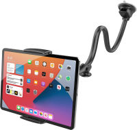 Tablet Car Mount Holder [Long Arm Gooseneck Extension] Suction Cup Mount for 7-12.4 Inch Tablet iPad, APPS2Car Windshield Window Mount for iPad Pro Air Mini Cell Phone fits SUV Truck Vehicle Semi MPV