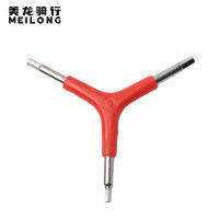 【cw】 Mountain Bike Repair Tools Practical Triple Fork Hex Tool Repair tools 4MM5MM6MM ！