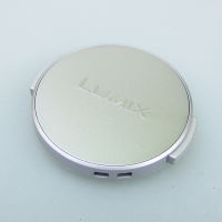 ฝาปิดหน้าเลนส์กล้อง Lens Cap สำหรับเลนส์กล้องถ่ายรูป Panasonic Lumix รุ่น DMC-LX100 DMC-LX100S สีเงิน Part อะไหล่เบอร์ SXQ0156