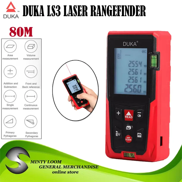 ATuMan DUKA LS3 60/80m Portable Laser Rangefinder High Precision