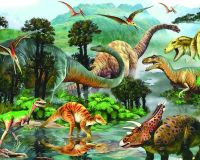 Disney Dinosaur Valley 120Pieces Jigsaw Puzzle For Childrens Wooden Toy With Simple Box