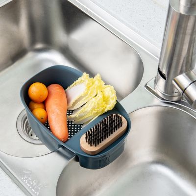 【CC】 Sink Waste Garbage Basket Supplies Storage Rack Household Drain Hanging