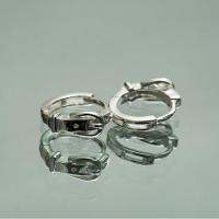 {BUSA Fashion Accessories} Morning Star Silver 925ต่างหูแบบหนีบ D032สำหรับ CL144ดีไซน์เข็มขัดของผู้หญิง