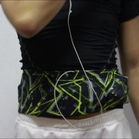 QUESHARK Multifunction High Capacity Elastic Waistband Sport Bag Running Gym Yoga Waist Belt Fanny Pack Phone Wasit Wallet Bag Running Belt