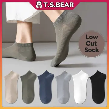 Bamboo Fiber Invisible Socks No show Loafer Sock with Anti-Slip silicon  grip Stokin Low Cut