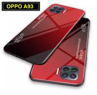 เคสมือถือ Case OPPO A93 เคสกระจกสองสี เคสเงาไล่สี ขอบนิ่ม TPU CASE เคส oppo a93