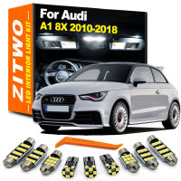 ZITWO 8Pcs สำหรับ Audi A1 8X 2010 2011 2012 2013 2014 2015 2016 2017 2018 LED ภายในโดมอ่านแผนที่หลอดไฟชุดอุปกรณ์เสริม