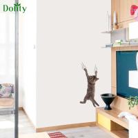 Dolity สติ๊กเกอร์แปะฝาชักโครกลายการ์ตูนห้องน้ำแมวเพื่อความสนุกสำหรับห้องน้ำห้องน้ำห้องน้ำ