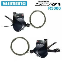 Shimano SORA SL คันโยกเปลี่ยนเกียร์แบบ R3000 2X9ความเร็ว2ทาง R3000ปล่อยพร้อมสาย Triggle 9 Speed อุปกรณ์รถจักรยาน Store
