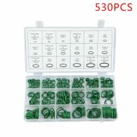 530Pcs Ruer O Oil Resistance O- Washer Gasket Seals Watertightness R134a Universal Auto Air Conditioning Ruer