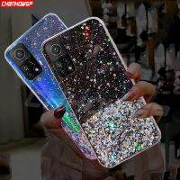 ✑ Soft Silicone Glitter Case for Xiaomi Redmi Note 10 9S 9 8T 8 7 Pro 9A 9C 8A K40 K30 Mi 11 Note 10 Lite POCO M3 X3 NFC TPU Cover