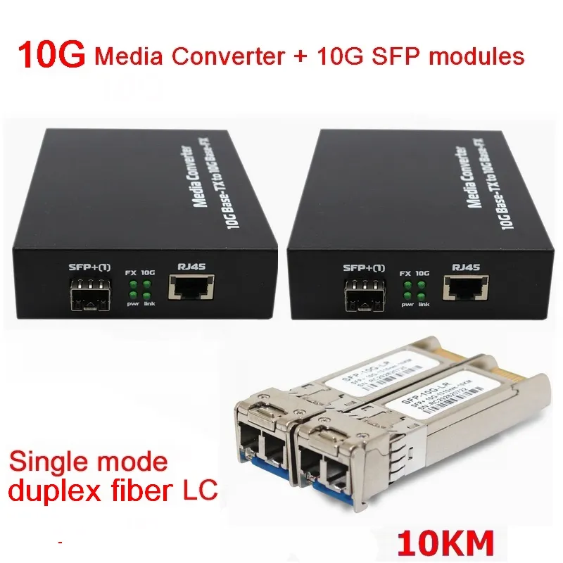 10G switch sfp+ to sfp+ 10g media conerter switch ethernet switch gigabit 10gb  switch fiber optic
