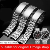 นาฬิกา20Mm22mm ผู้ชายอุปกรณ์เสริมสายสแตนเลสสำหรับ Omega 007 Seamaster Planet Ocean 300เมตรสายนาฬิกากีฬา