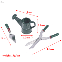 Fre 1: 12ตุ๊กตามินิรุ่นโลหะรดน้ำหม้อกรรไกรจอบชุดเครื่องมือสวน