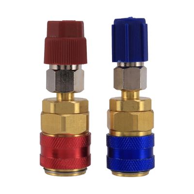 High and Low Side Expansion Adapter R134A Freon Quick Connector Adapter Automotive Air Conditioning Accessories for Ford for Bmw