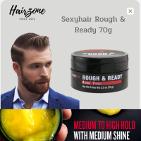 Sexyhair Dimension Rough &amp; Ready แว็กซ์ตัวเดียวที่ผสมเจลและสเปรย์เซตทรงไว้ในกระปุกเดียว พร้อมใช้งาน 70ml