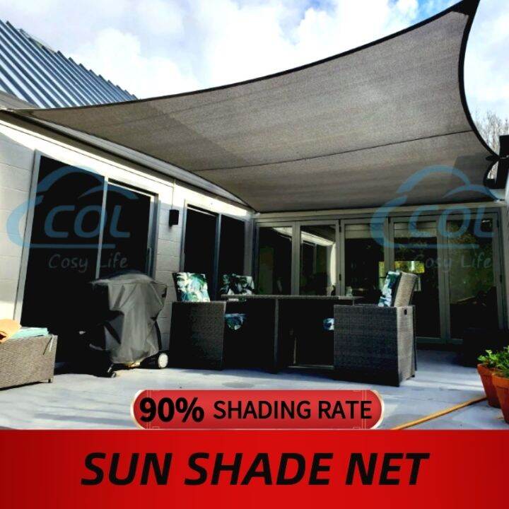 4/5 Meters AntiUV Sun Shade Net Black Outdoor Garden Shade Cloth