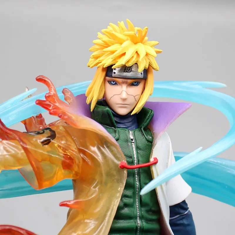 24cm naruto figuras de ação namikaze minato anime modelo dos desenhos  animados pvc coleção brinquedos para crianças amigo presente aniversário  mesa decoração