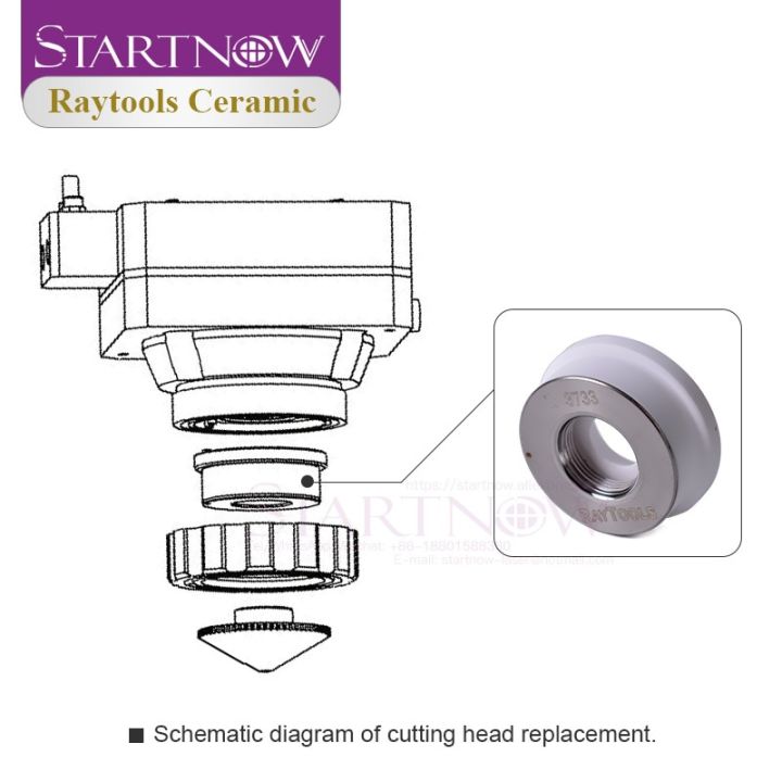 startnow-raytools-laser-ceramic-d32mm-laser-head-nozzle-holder-for-empower-fiber-cutting-machine-spare-parts