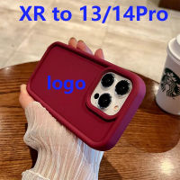 กล้องขนาดใหญ่สำหรับ XR ถึง13 Pro 14Pro กรณี XR เช่น13 Pro กรณี,ซิลิโคน XR ถึง14 Pro ปก,XR เช่น14 Pro กรณี