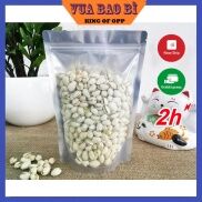 Túi zip đáy đứng 1 một mặt nhôm, 1 mặt trong, túi trong suốt 1túi sp - VUA