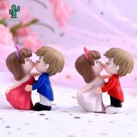 UDXNSJ Sweety Lovers น่ารักสำหรับพีวีซี DIY เด็กผู้ชายเด็กผู้หญิงนางฟ้าสวนตุ๊กตาคู่รักภูมิทัศน์ขนาดเล็กรูปปั้นขนาดเล็กเครื่องประดับ