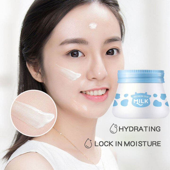 LAIKOU Milk Moisturizing Cream Nourishing Brightening Skin Tone Shrink