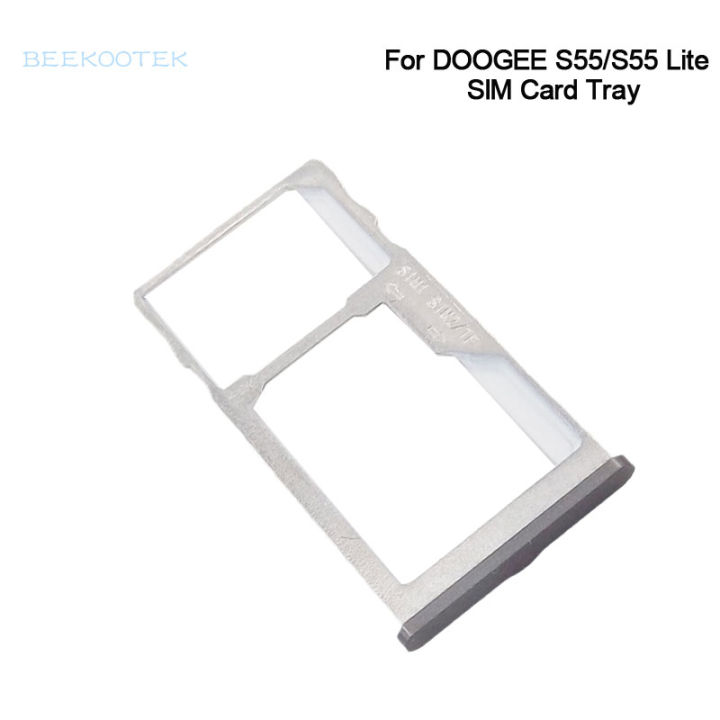 ใหม่ Original DOOGEE S55 โทรศัพท์มือถือผู้ถือซิมการ์ดซิมการ์ดถาดใส่การ์ดอุปกรณ์เสริมสำหรับ doogee S55 Lite สมาร์ทโฟน 5.5 นิ้ว-fbgbxgfngfnfnx