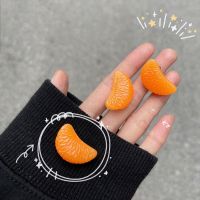 กิ๊บติดผมจําลอง รูปกลีบส้มน่ารัก ขนาดเล็ก แบบสร้างสรรค์