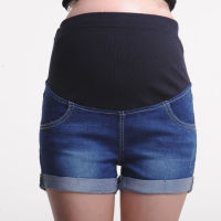 Summer High Waist Fashionable Short Pregnant Denim Jean Mommy Clothing Pregnancy Jeans Maternity Clothes Jeans