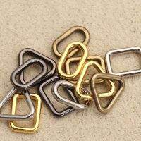 【cw】 20pcs 4mm Mini Ultra small Newest Tri glide Diy Dolls Bag Doll Bag Buckle Square/Triangle Buttons Luggage Hardware ！