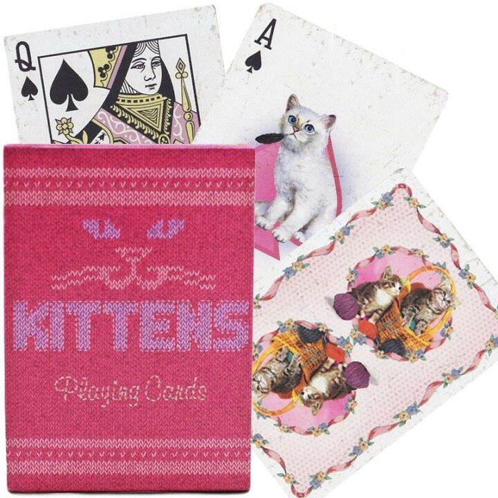 Ellusionist Madison Kittens Cats Playing Cards Bicycle Gaff Marked Deck