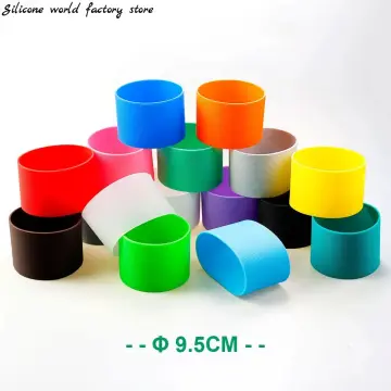 Glass Cup With Silicone Sleeve, Water Cup With Non-slip Heat