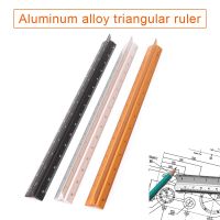 30cm Triangular Architect Scale Ruler Aluminum Scale Ruler for Drafting 2021