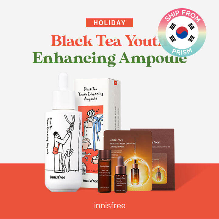 Innisfree Black Tea Youth Enhancing Ampoule Essence from PRISM Lazada