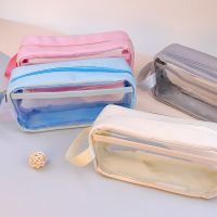 【CC】▬✴  Transparent Cases Large Capacity Student Holder Stationery Organizer School Supplies