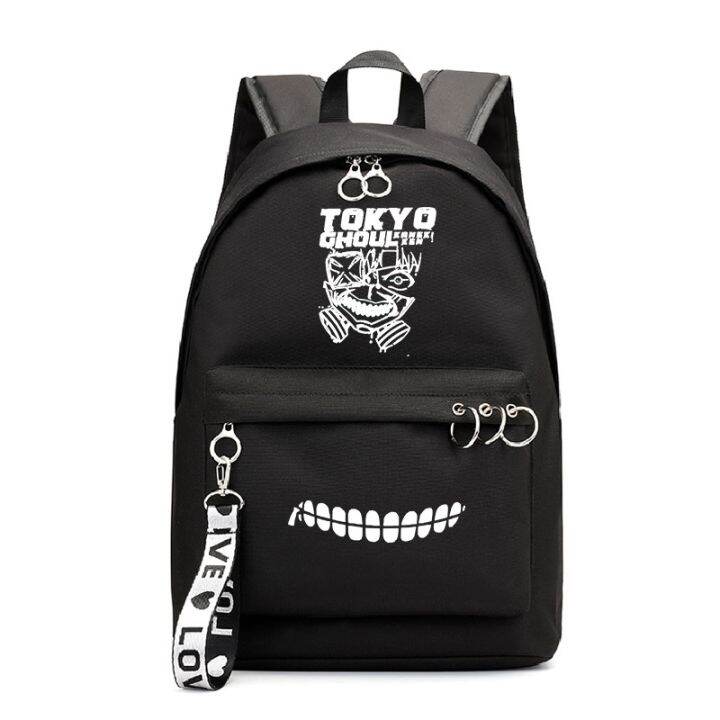 tokyo-ghoul-กระเป๋าเป้วัยรุ่น-mochila-กระเป๋าเป้นักเรียนใส่ของได้เยอะกระเป๋าแล็ปท็อปสำหรับผู้ชายและผู้หญิงสำหรับเดินทาง