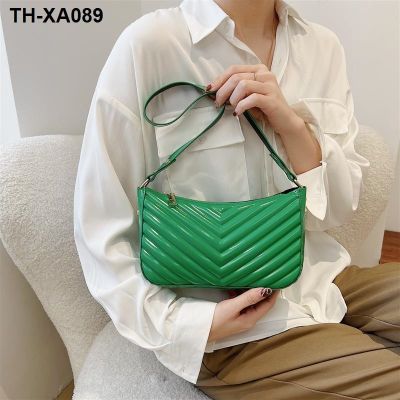 □♗ Fashion 2023 the new texture han edition contracted joker subaxillary bags leisure shoulder bag