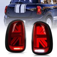 Car Light LED Taillights Assembly Pair For BMW Mini R60 2011-2016 Cooper Countryman Union Jack Rear Tail Lamps w/ Dynamic Lights