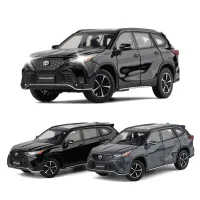 JACKIEKIM 1:32 Scale Toyota Highlander XSE AWD HYBRID Diecast ของเล่นรุ่น SUV กีฬารถเสียงและแสงการศึกษาคอลเลกชันของขวัญ