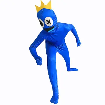 Blue Rainbow Friends Costume Inflável Crianças Adulto Menina