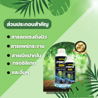 ซุปเปอร์ฟอร์ซ ขนาด 1 ลิตร ผสมซิลิคอน สารนำพา สารจับใบเร่งการดูดซึม สูตรเข้มข้น สูตรไม่มีแอลกอฮอล์ ไม่ทำร้ายใบพืช