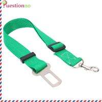 {Questionno} สายรัดเบาะรถยนต์สำหรับสุนัขแบบปรับได้สัตว์เลี้ยง Safe Seatbelt Lead Traction Rope