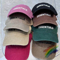 3D ESSENTIALS โลโก้หมวกเบสบอลผู้ชายผู้หญิงที่มีคุณภาพสูงสบายๆหลายสีปรับหัวเข็มขัดหมวก