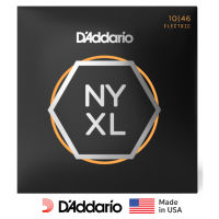 DAddario® สายกีตาร์ไฟฟ้า เบอร์ 10 แบบนิกเกิล ซีรีย์ NYXL ของแท้ 100% รุ่น NYXL1046 (Regular Light, 10-46) ** Made in USA **